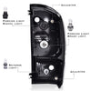 G-PLUS TRD PRO Tail Light Lamp Assembly w/Bulbs Compatible with Toyota Tacoma 2016-2023 - All Models Left Driver Side Clear Lens Black Housing 8156004200 TO2800201 Luces Traseras