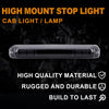 G-PLUS 3RD Third Brake Lights, Compatible with Chevy Silverado/GMC Sierra 1999-2006 3D LED Bar Tail Cargo Lamp 264115BK(Clear Lens Black Housing)