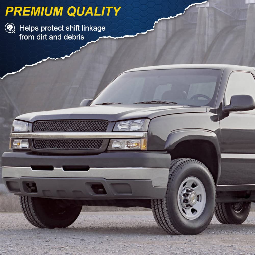 G-PLUS Shifter Lever Handle Boot Seal Compatible with 00-06 Chevy Silverado Sierra & More Car