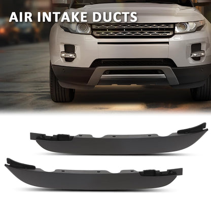 G-PLUS Pair Front Lower Bumper Air Deflector, Compatible with Land Range Rover Evoque (submodel: Prestige, Pure) 2012-2015 Spoiler Valance Air Dam Deflector LR026536, LR026537