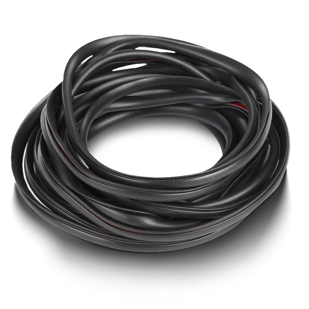 G-PLUS Universal 18ft Fender Flare Edge Trim with 3M Automotive Grade Tape, Fender Flares Rubber Seal Strip Fit Car & Truck Wiper Waterproof Strip Seal Tape