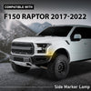 G-PLUS Front Daytime Running Side Marker Lamp, Compatible with Ford F150 Raptor 2017-2022, HL3Z-15442-B, HL3Z-15442-K