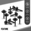 G-PLUS Fender Liner Bolts Compatible with 2008-2021 GMC Chevy Torx Pan Head Screw