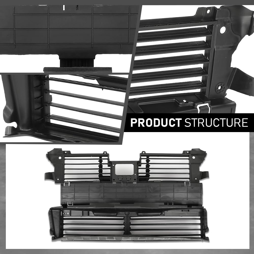 G-PLUS Active Grille Shutter, Compatible with Lincoln MKZ 2015-2016, FP5Z8475A, FP5Z-8475-A, 601605, FO1206132