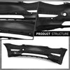 G-PLUS Front Bumper Cover Compatible with Tesla Model 3 Base 2017 2018 2019 2022 2023 w/Tow Hook Hole 1084168S0E, TA1000101, Primed Black