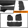 G-PLUS Floor Mats 3PCS Fit for Ford F250 F350 Super Duty Crew Cab Models 1999-2007,TPE Custom Fit All Weather Floor Liners 1st & 2nd Row Car Mats