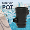 G-PLUS Pool Pump Pot Compatible with the Pentair, Pac Fab, Sta-Rite Dynamo Above Ground Swimming Pool Pump Strainer Black