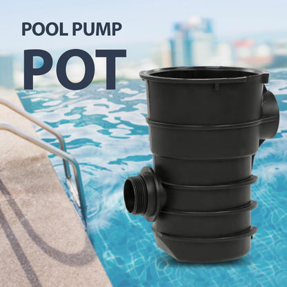 G-PLUS Pool Pump Pot Compatible with the Pentair, Pac Fab, Sta-Rite Dynamo Above Ground Swimming Pool Pump Strainer Black