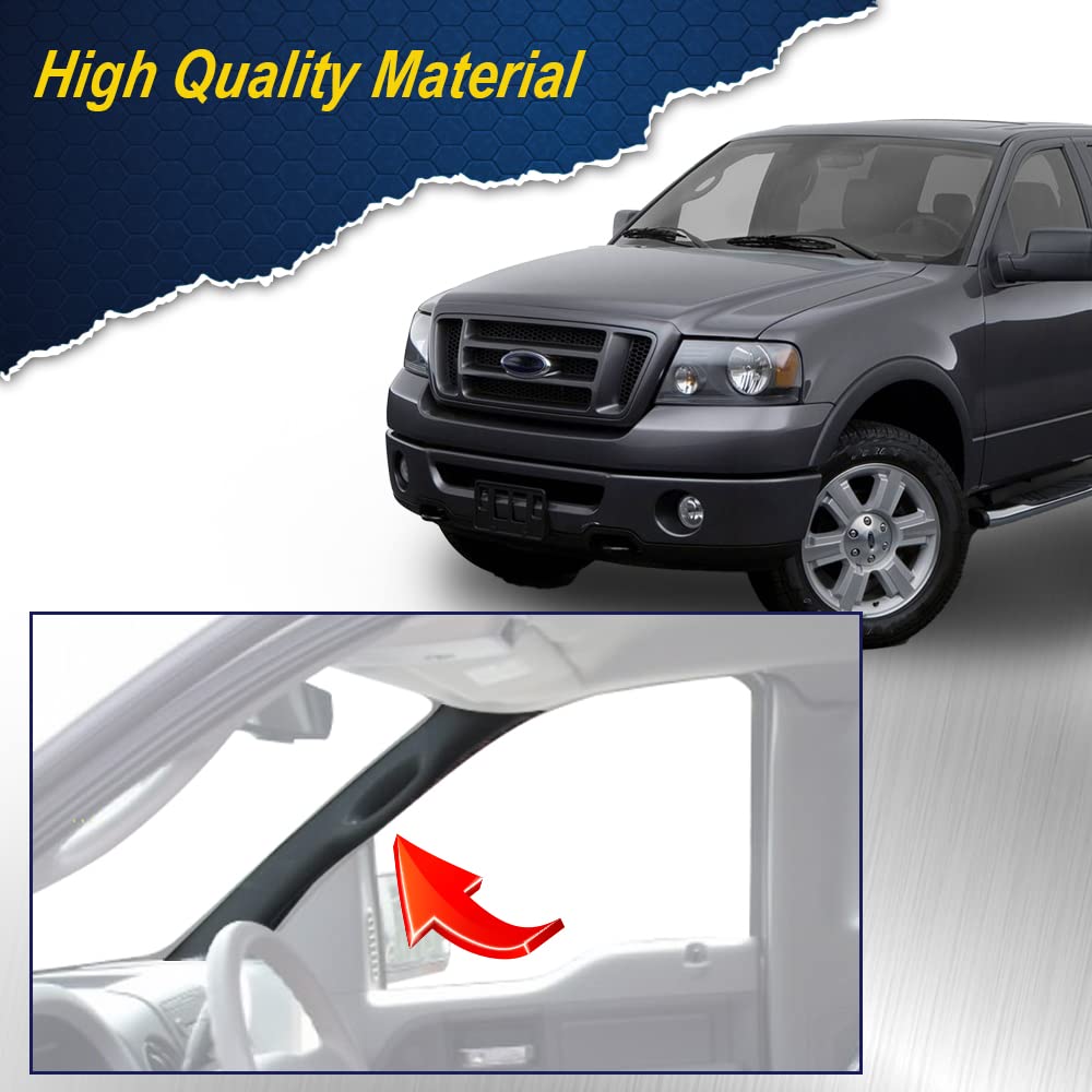 G-PLUS Front A Pillar Trim Handle Compatible with 2004-2008 F150, RH Passenger Side Inside Grab Handle (Black)