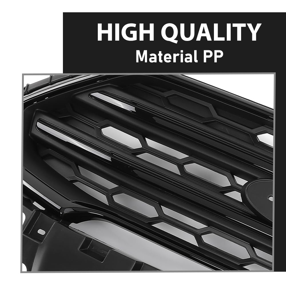 G-PLUS Bumper Grille, Compatible with Ford Ecosport 2018-2022, GN1Z-17B968-AB, GN1Z17B968AB, FO1200633