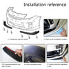 G-PLUS Replacement for Universal Front Bumper Lip Splitter Diffuser Spoiler Canard Deflector Polypropylene 2PC
