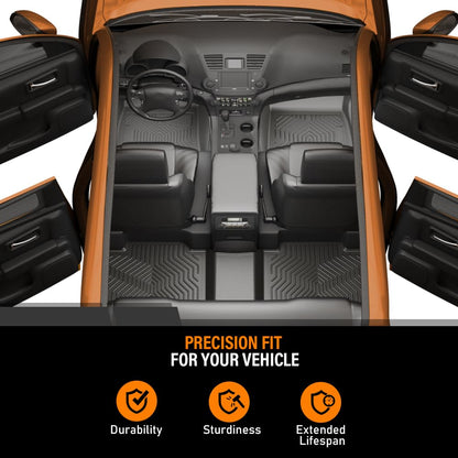 G-PLUS TPE Floor Mats 6PCS Fit Kia Sportage 2023-2026(NOT Fit Hybrid)