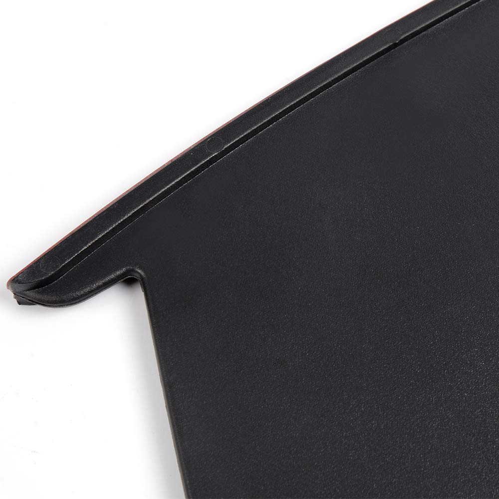 2pc Two Rear Wing Spoiler Stabilizer Compatible with Impreza WRX STi 2011 2012 2013 2014 Black