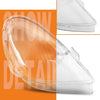 G-PLUS Headlight Lens Cover Compatible with Benz R171 SLK 2005-2011 Left & Right Pair Front Headlamp Lens Cover Clear