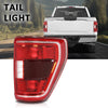 G-PLUS LED Tail Light Rear Brake Lamp Right Compatible with Ford F150 XLT 2021-2023 w/Blind Spot Fit for w/Factory Incandescent Model Red Lens Luces TraserasAssembly