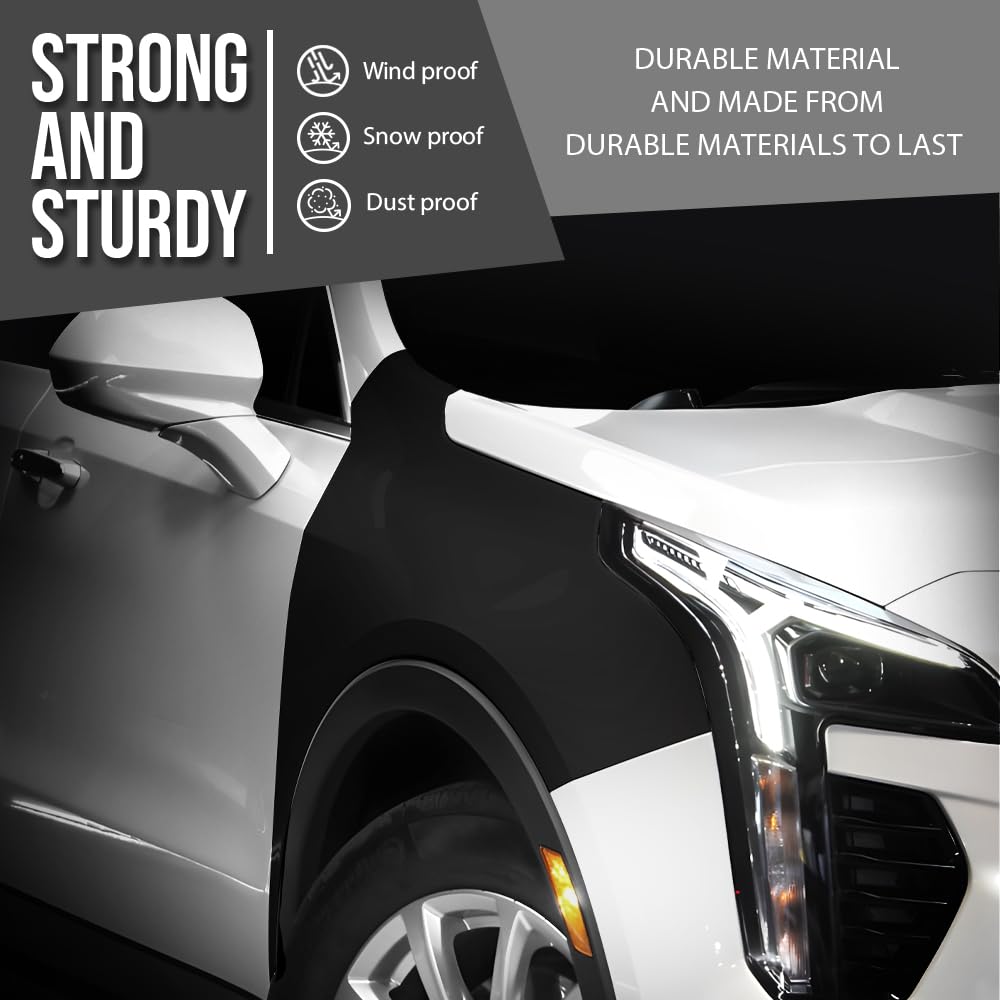 G-PLUS Front Fender Passenger Right Side Compatible with Cadillac XT4 (submodel: Luxury, Premium Luxury, Sport) 2019-2023 84216123, GM1241412 Black