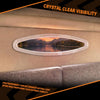 G-PLUS Porthole Window with Outer Ring Compatible with Sea Ray 225 Weekender 2004 2007 Fit Many Searay Sundancers, Weekenders, Express Cruisers and Others From The 1980'S Era on UP White