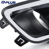 G-PLUS Fog Light Lamps Compatible With 2015-2019 Chevy Colorado Smoke Lens w/Chrome Trim Bezel Cover+Switch Replacement One Pair