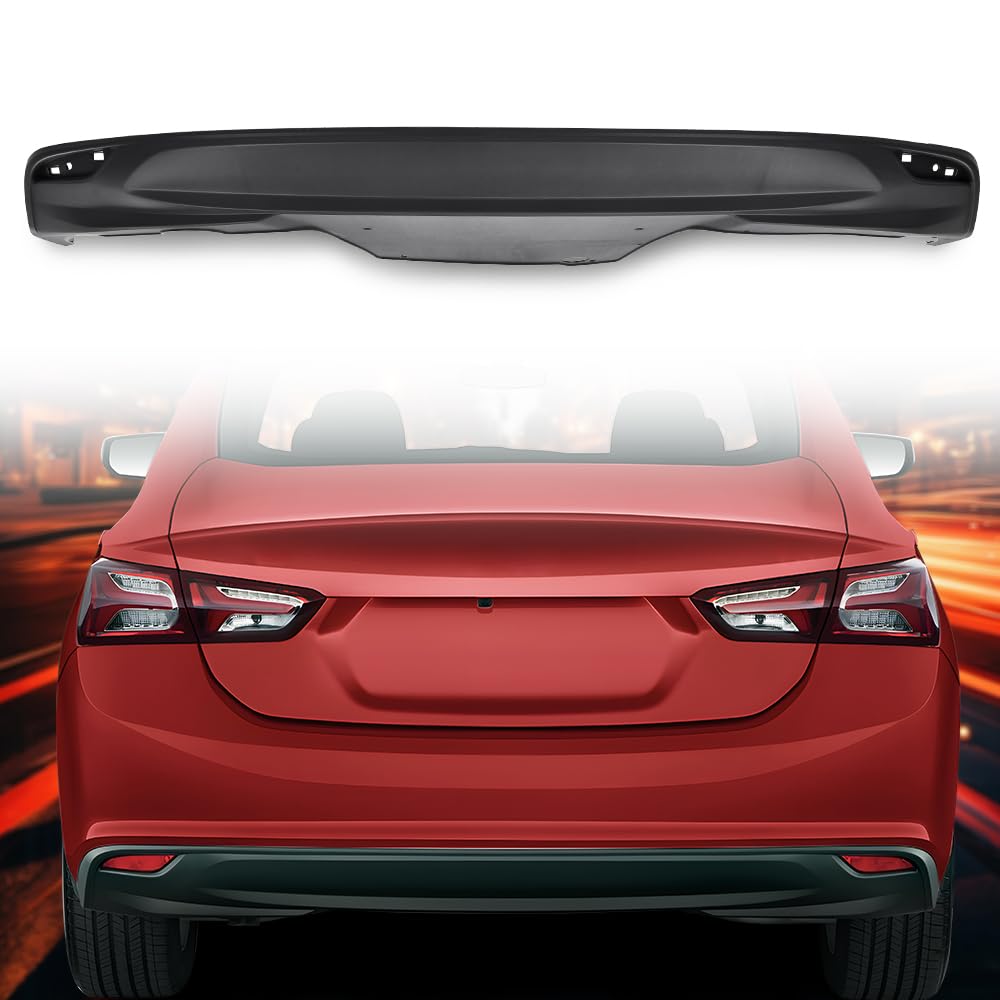 G-PLUS Air Dam Deflector Lower Valance Apron Rear Textured Compatible with Chevy Malibu Hybrid 2016-2019/Fit Chevy Malibu LS 2016-2023 84078809, GM1115129C