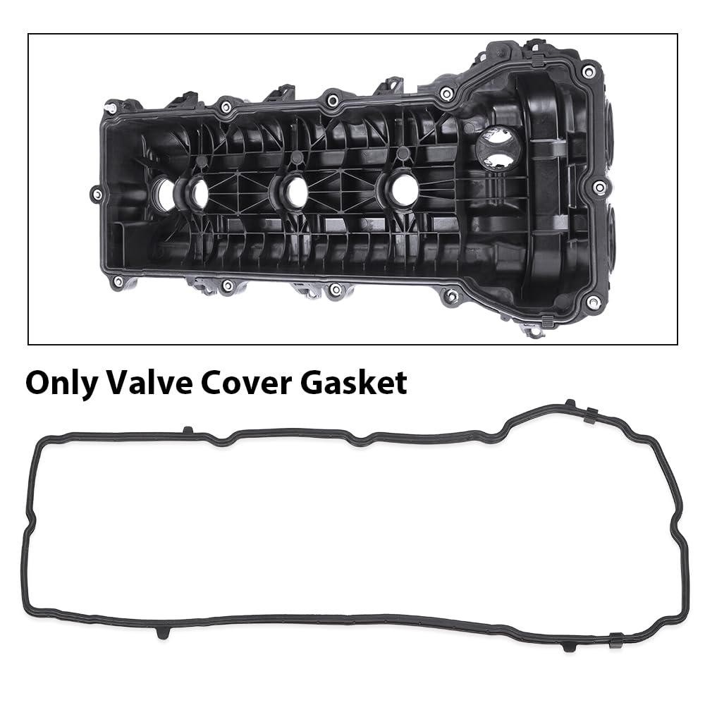 G-PLUS Left Engine Valve Cover Gasket Compatible with 2011-2017 Chrysler 200 300/2011-2016 Chrysler Town & Country/2011-2014 Dodge Avenger/2011-2022 Jeep Grand Cherokee/2013-2022 Ram 1500 2500