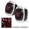 G-PLUS Tail Lights Assembly Compatible with Chevy First Series Pickup Truck 1940-1953 Left & Right Side Tail Lamps Luces Traseras, Red Lens