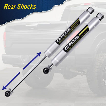 G-PLUS 0-3.5" N3 Rear Shocks Struts Lift Assemblies Kit Compatible With 2009-2020 F150 2WD 4WD (0-3.5" Lift)