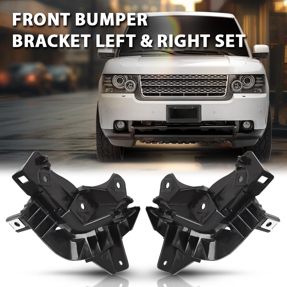 G-PLUS Front Bumper Bracket Left & Right Set Pair Compatible with Range Rover 2010-2012