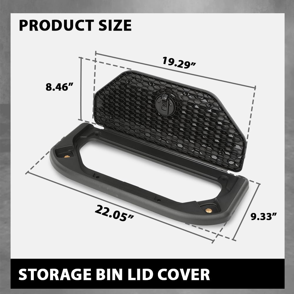 G-PLUS Storage Bin Lid Cover Compatible with Ram 1500 DT 2019-2024 5YM17TX7AE