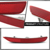 G-PLUS Rear Bumper Reflector Light Lamp Passenger Side Compatible with Subaru Forester 2.0L 2.5L 2009-2018 84281SC000