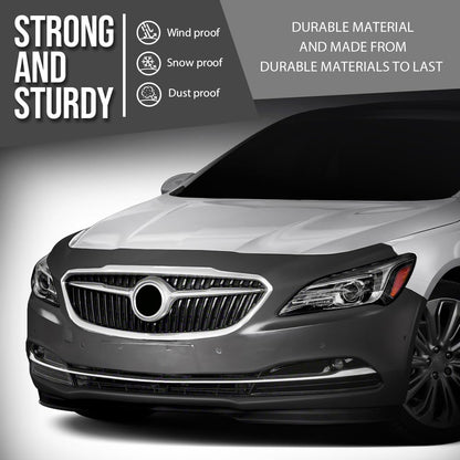 G-PLUS Front Bumper Cover Primed Compatible with Buick Lacrosse 2017 2018 2019 (with Park Assist Holes) 26243327, 26216473, 26686231, GM1000A17, Black
