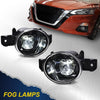 G-PLUS Fog Lights Assembly Replacement for 2019 2020 Nissan Altima 4-Door Sedan S SL SR SV Front Bumper Fog Lights w/Bulb Clear Lens LED Fog Lamps (Pair)