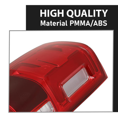 G-PLUS LED Tail Light Assembly Rear Brake Lamp w/Wiring Harness Left Side Compatible with Ford Ranger 2019-2023 with Blind Spots Models Red Lens KB3Z-13405-G Faros Traseros Luces Traseras