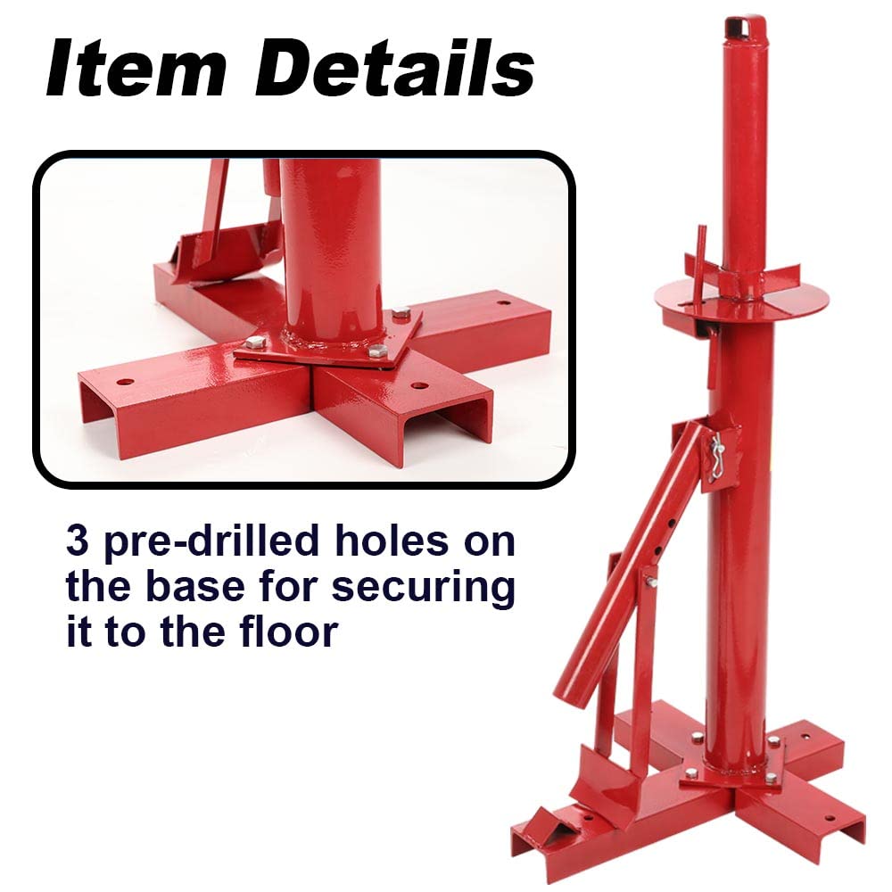 G-PLUS Manual Tire Changer, Tire Bead Breaker, Portable Hand Tool Manual Car Tire Compatible with Garage & Auto Shop