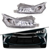 G-PLUS Double Color LED Fog Lights Lamps DRL W/Bulbs Compatible with 2015-2017 Toyota Camry XSE XLE TO2531153,TO2530153 8151006050, 8152006050