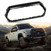 G-PLUS Front Upper Grille Outer Frame Surround Compatible with Toyota Tacoma 2016-2022 Matte Black
