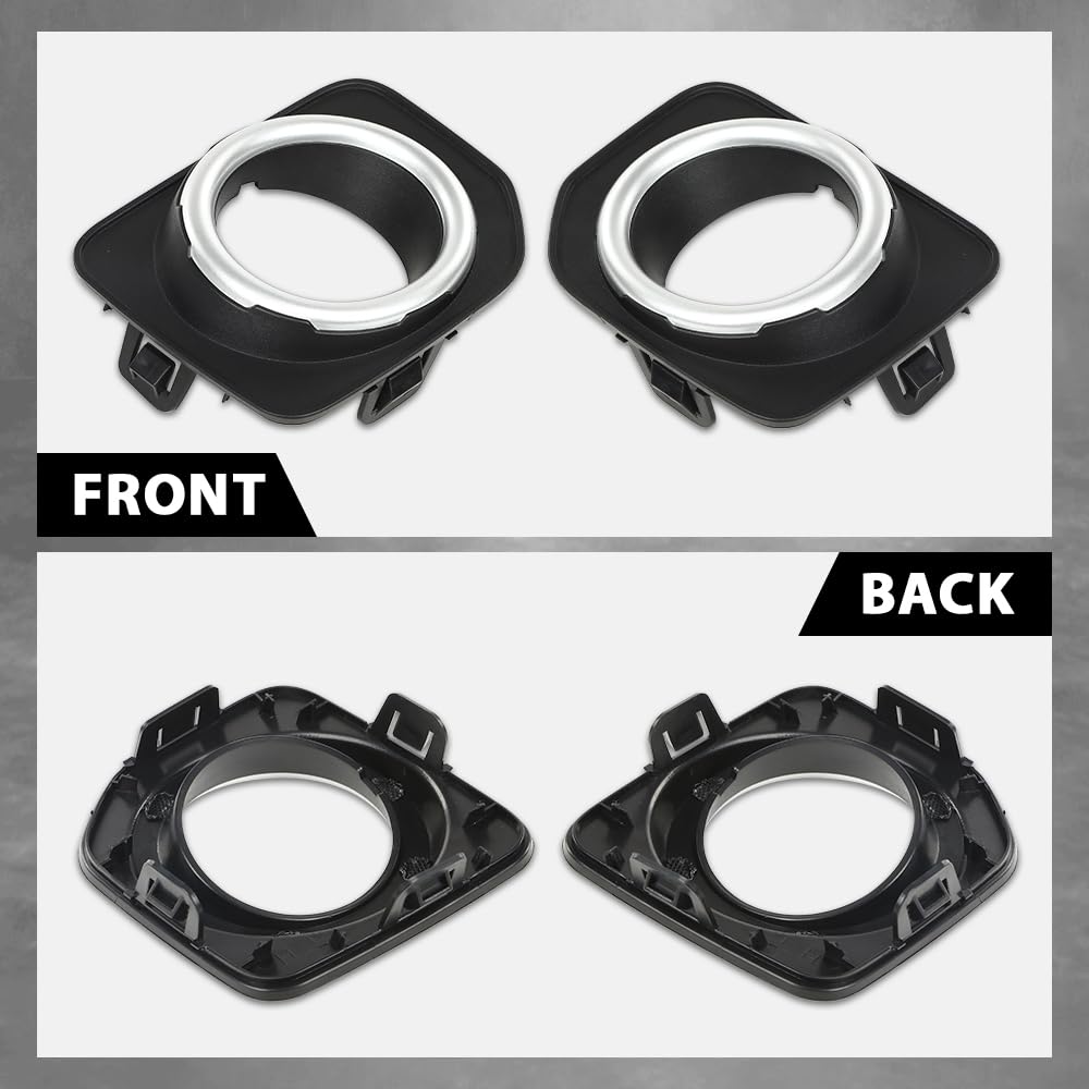 G-PLUS Fog Lamp Light Cover Bezel Compatible with LR4 2010-2016 2PCS ABS Plastic Trim