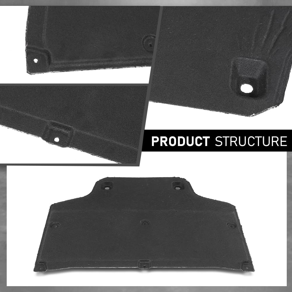 G-PLUS Under Engine Splash Guard Shield Cover, Compatible with Audi Q5 SQ5 2018-2024, 80B863822, 80B863822A