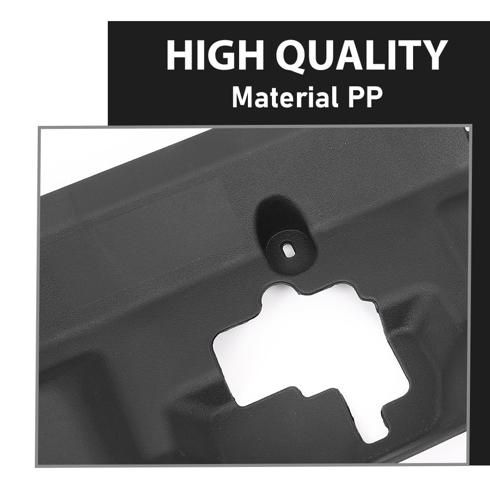 Upper Radiator Support Cover Air Intake Top Cover Panel Compatible with Toyota Highlander 2020-2024 532950E120 Black PP
