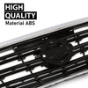 G-PLUS Front Bumper Upper Grille w/Insert Compatible with Nissan Sentra SR 2013-2015 Chrome Shell Grill Inserts 623103RM0A NI1200253