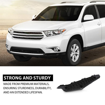 G-PLUS Front Left Bumper Bracket, Compatible with Toyota Highlander Plus 2013/ Highlander (submodel: Base, Hybrid, Hybrid Limited, Limited, SE) 2011-2013, Driver Side, 521460E040, TO1042120