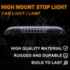G-PLUS LED 3rd Third Brake Light Compatible with Ford F150 2015-2020 High Mount Brake Light Tail Cargo Lamp Clear Lens Black Housing FL3Z13A613A FL3Z13A613B