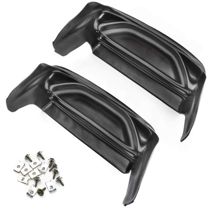 G-PLUS Rear Wheel Well Guards Compatible with Silverado/Sierra 2007-13 1500 2007-14 2500/3500,Pair Black Rear Wheel Well Liner Guards