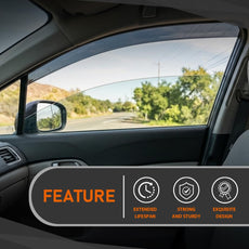 G-PLUS Window Visor Rain Guards 4PCS for Honda Civic Sedan 2012-2015 Smoky Product Details