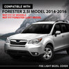 G-PLUS Fog Light Bezel Cover Set Compatible with Subaru Forester 2.5i Model 2014-2016,Not Fit XT Models,Not Fit Forester 2.0XT Model 57731SG030