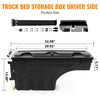 G-PLUS Rear Left Lockable Storage Box Case Toolbox Compatible with Chevy Silverado/GMC Sierra 1500 2500 HD 3500 HD 2007-2018 Left Driver Side Truck Bed Box