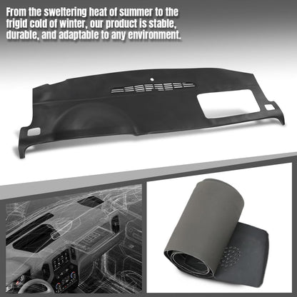 G-PLUS TPE Dash Board Cover Instrument Panel Compatible with Chevy Avalanche 2007 2008 2009 2010 2011 2012 2013 Fit Chevy Tahoe 2007 2008 2009 2010 2011 2012 2013 2014 Black