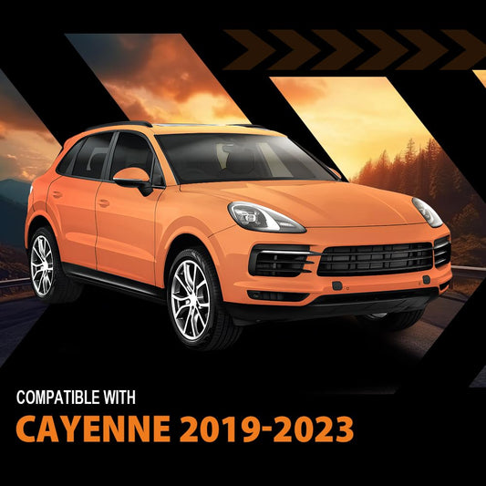 G-PLUS Front Bumper Tow Hook Eye Cover Cap Right Side Compatible with Porsche Cayenne 2019 2020 2021 2022 2023 9Y0807156G2X PO1029105, PO1029105C, 9Y0807156G2X, PO1029105D Direct OE Replacement Blue