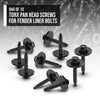 G-PLUS Fender Liner Bolts Compatible with 2008-2021 GMC Chevy Torx Pan Head Screw