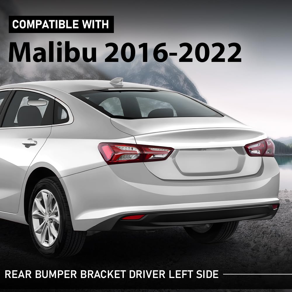 G-PLUS Rear Bumper Bracket Driver Left Side Compatible with Chevy Malibu 2016-2023 84081021