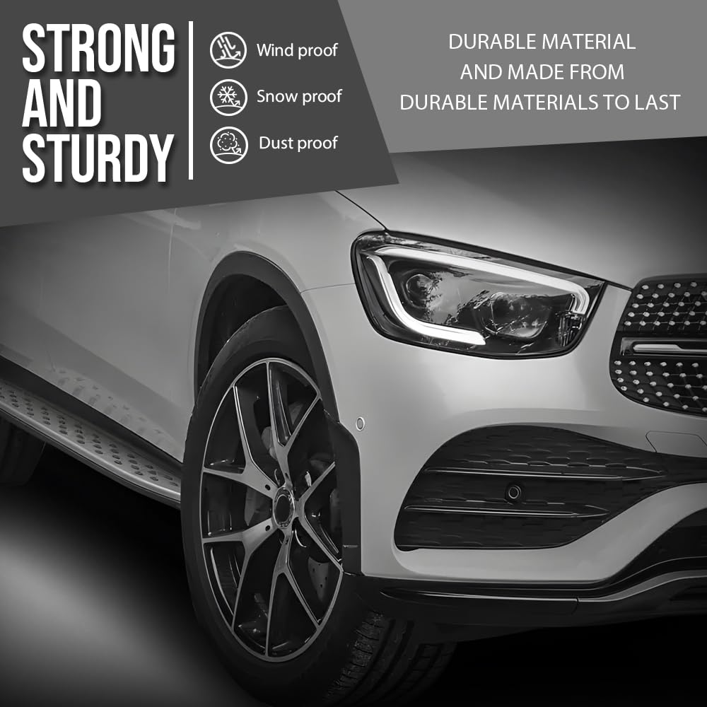 G-PLUS Fender Trim Molding Front Right Compatible with Benz GLC300 4Matic 2016-2020 / GLC300 Base 2016-2022 / GLC43 AMG 4Matic 2017-2022 2538850622, MB1291101 Black